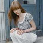 RAIVE Check Banding Blouse VW6MB415_2color