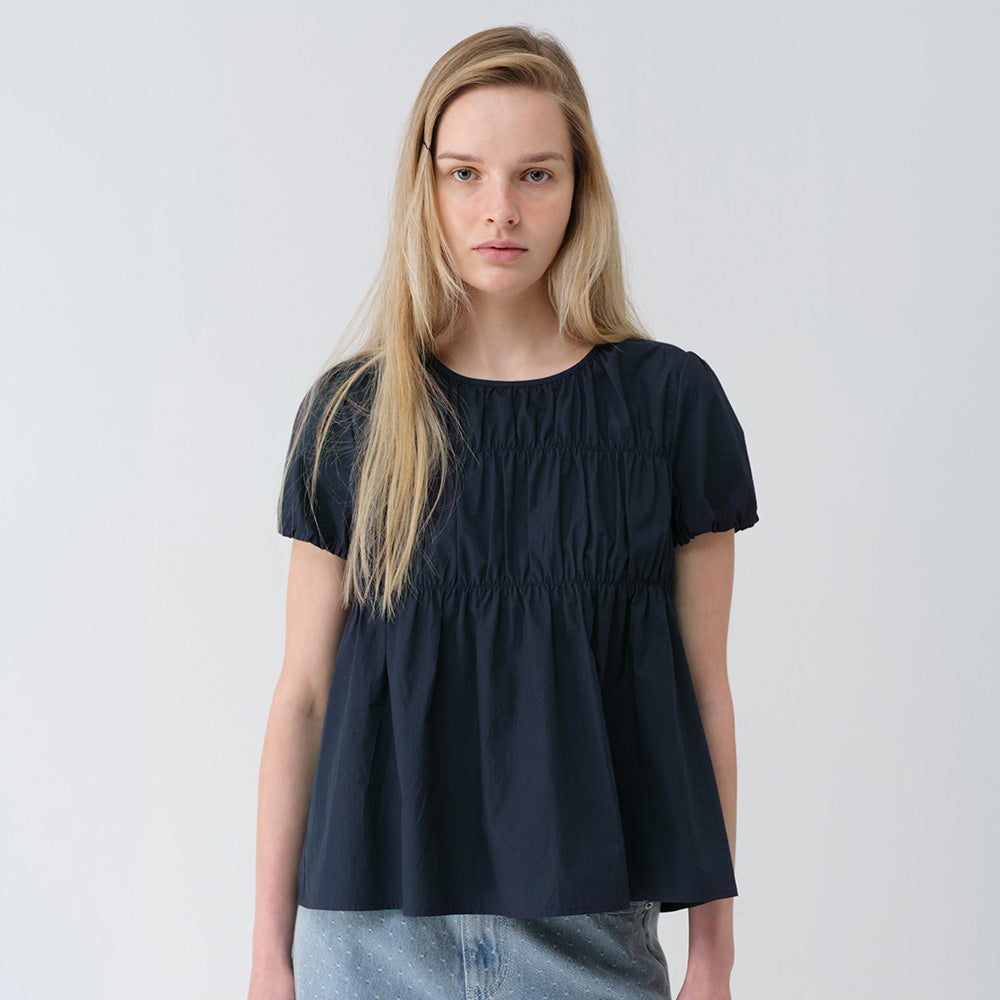 RAIVE Banding Volume Blouse VW6MB516_2color