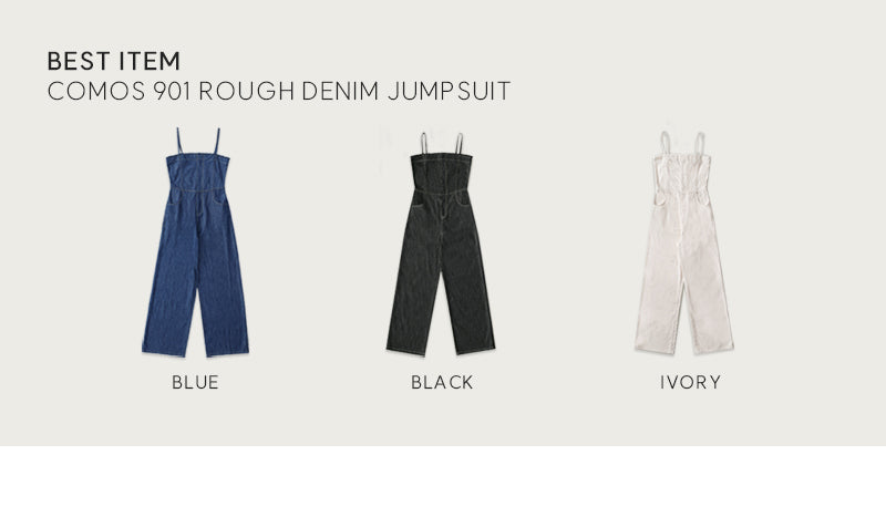 OURCOMOS OURCOMOS Jumpsuit Rough Denim