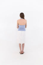 MUARMUS Draped Halterneck Sleeveless [Blue]