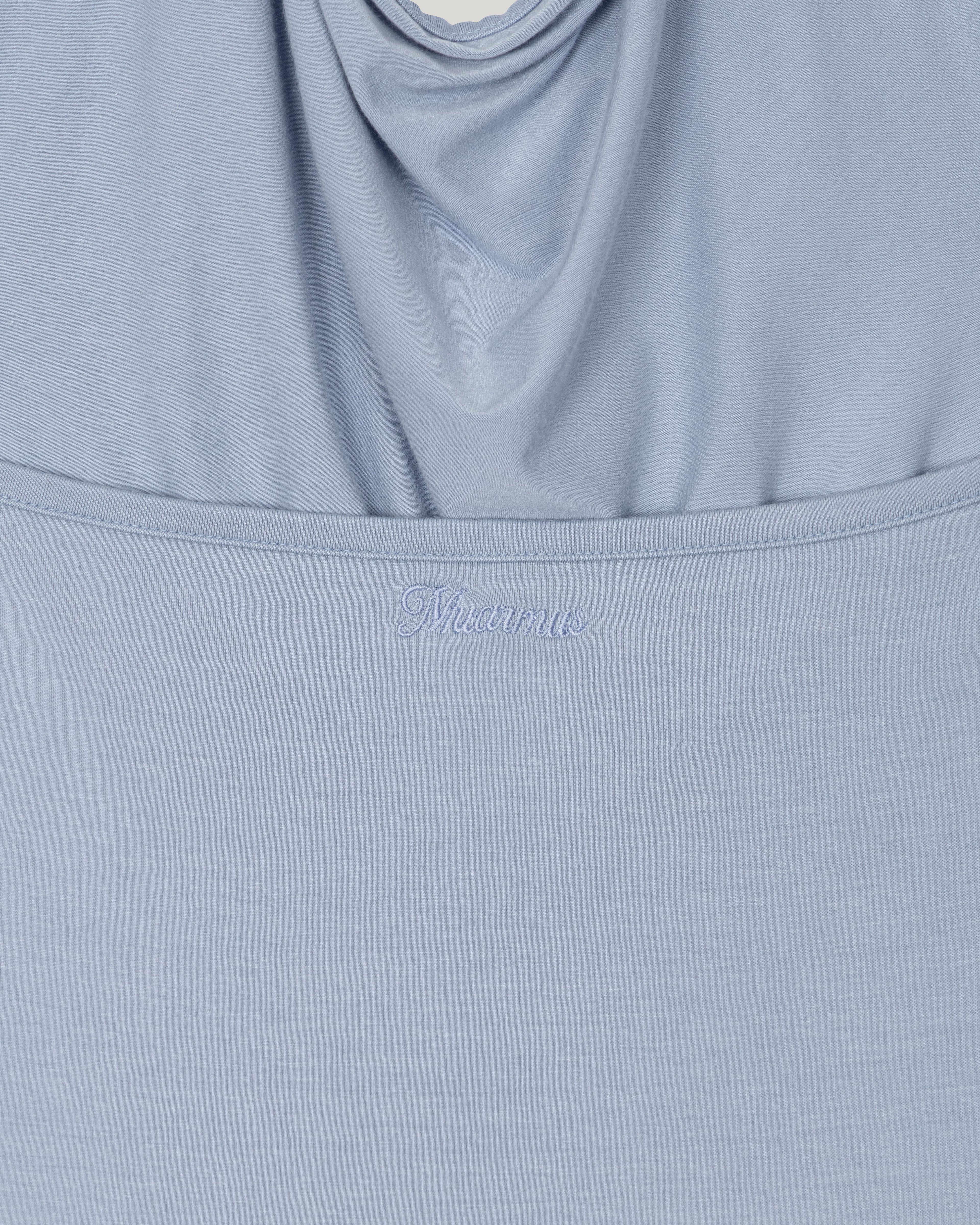 MUARMUS Draped Halterneck Sleeveless [Blue]