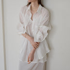 GARDER [4th]Lou Shirt Set (White)