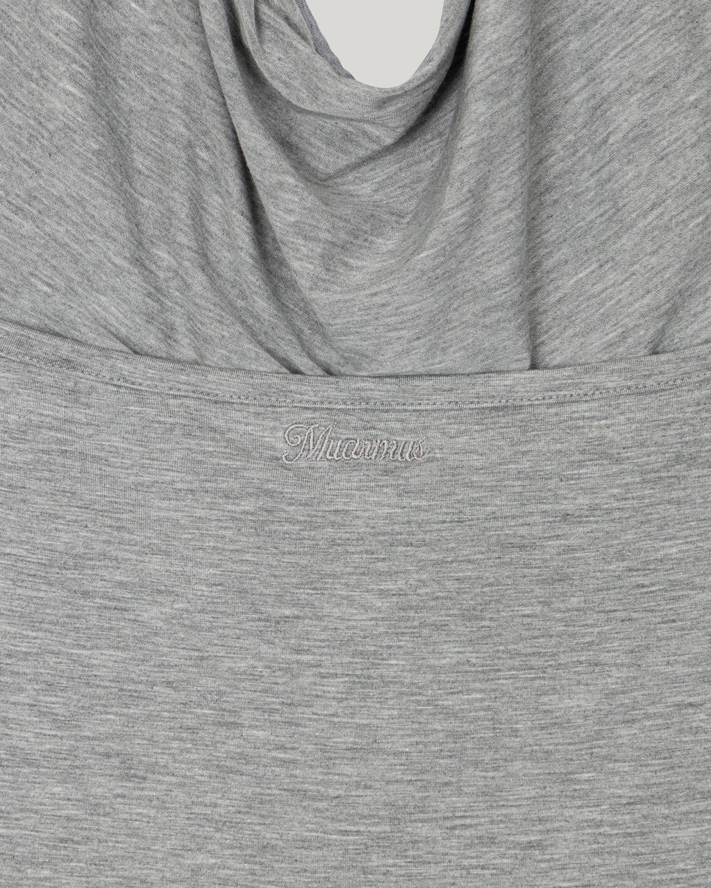 MUARMUS Draped Halterneck Sleeveless [Gray]
