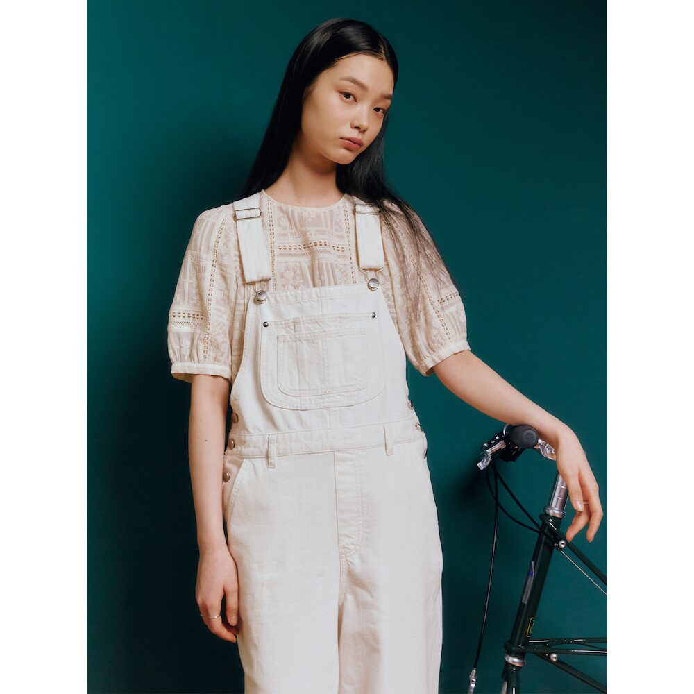 BEANPOLE LADIES BEANPOLE LADIES Denim Overall White