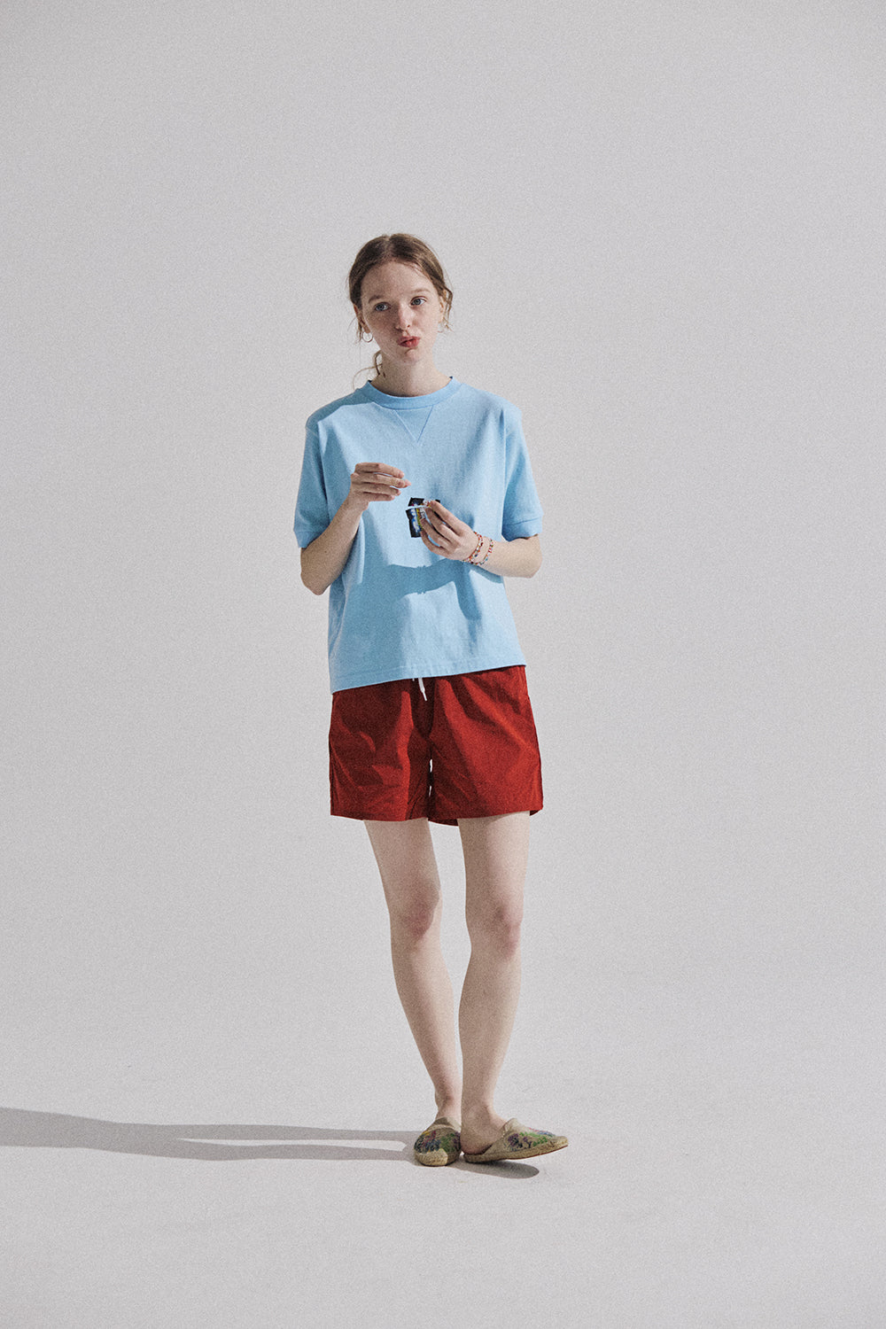 THOMAS MORE TG2-TS18 Short Sleeve Cort Tee - [Sky Blue]
