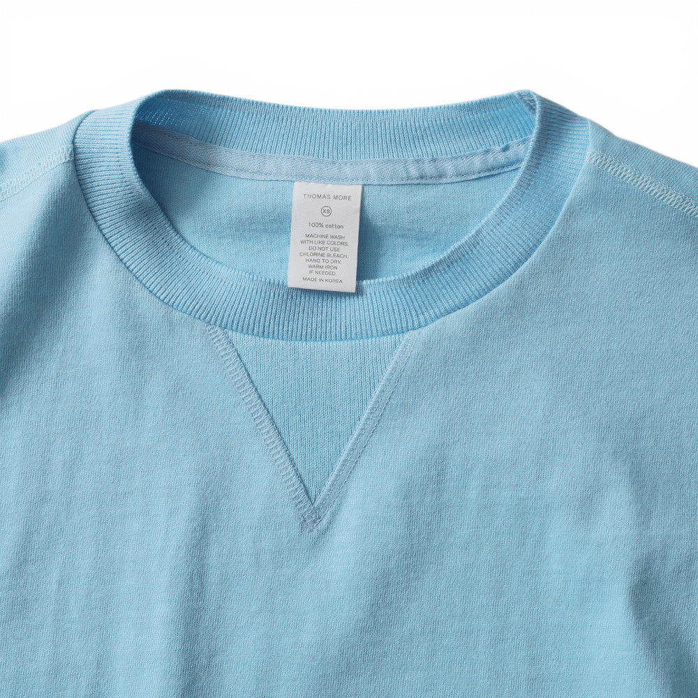 THOMAS MORE TG2-TS18 Short Sleeve Cort Tee - [Sky Blue]