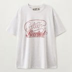 SATUR Rewind graphic short sleeve t-shirt melange white
