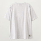 SATUR Rewind graphic short sleeve t-shirt melange white