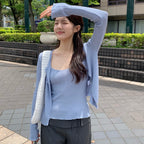SOMEWHEREBUTTER [3rd] Once Cardigan Set - Blue