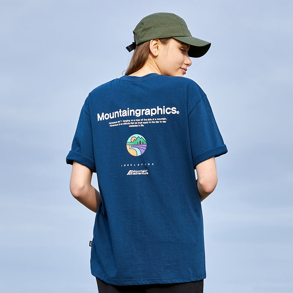 FLUKE Fluke Circle Mountain Short Sleeve T-Shirt FST163 / 5color