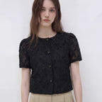 IT MICHAA Itmissha floral lace crop out blouse ITQ5YBL730_2colors