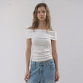 hetherment fairy off shoulder top (white)