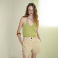APPAREL ARCHIVE Rinz halter layered sleeveless - Olive