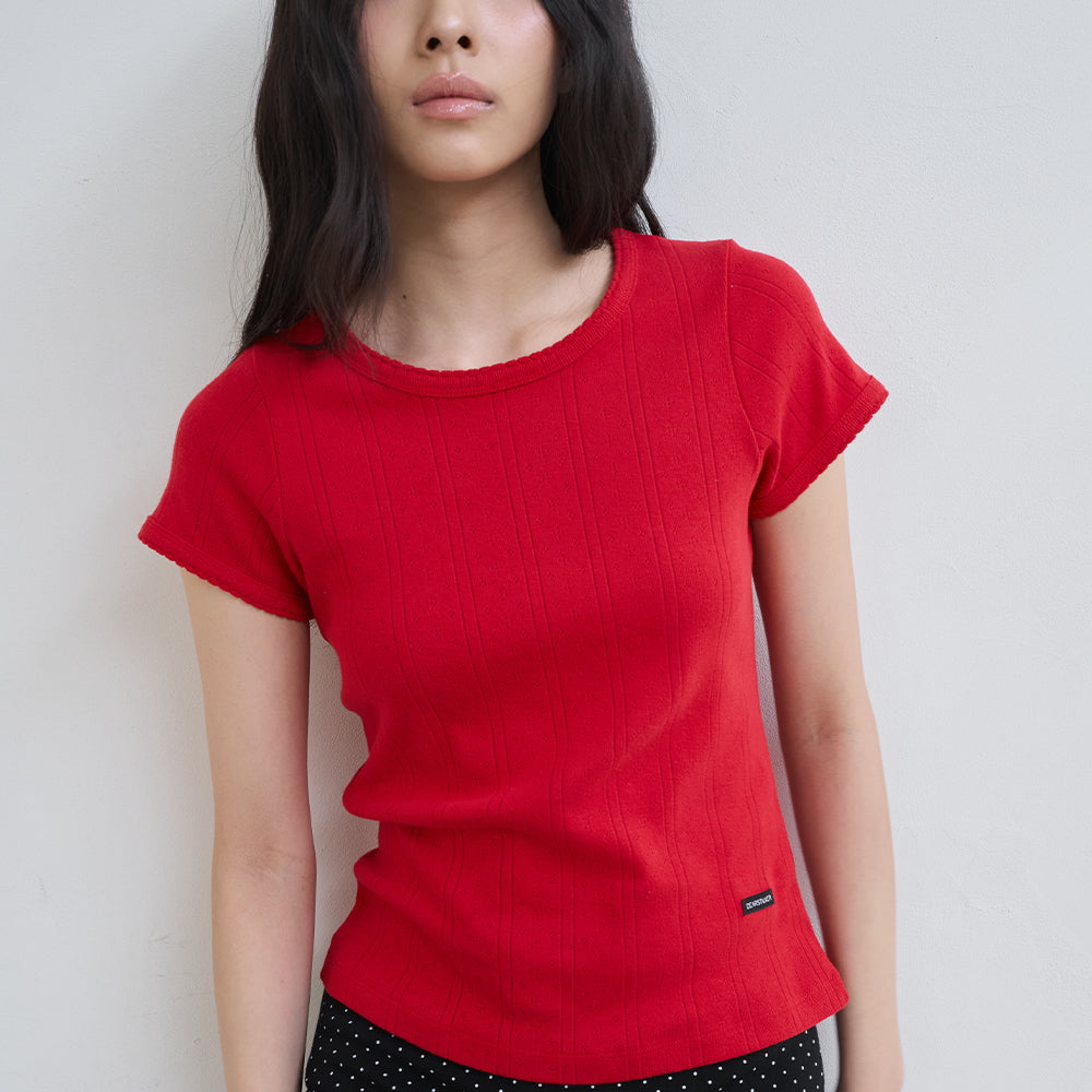 DEARSTALKER D. BASIC POINTELLE SLIM ROUND T - 3 COLOR