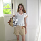 APPAREL ARCHIVE Bobo frill sleeveless - Skyblue