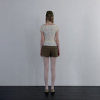 UUNE SCENE [3rd reorder]Jacquard Cowl-Neck Top_Ivory