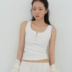 SO IR (3COLOR)HENRY-NECK SLEEVELESS