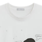 HUGYOURSKIN HUGYOURSKIN X LUCY loose T (White)