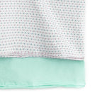 HUGYOURSKIN Layered henry neck top (White)