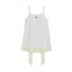 HUGYOURSKIN Tiered scarf sleeveless (White)