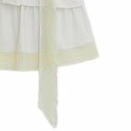 HUGYOURSKIN Tiered scarf sleeveless (White)