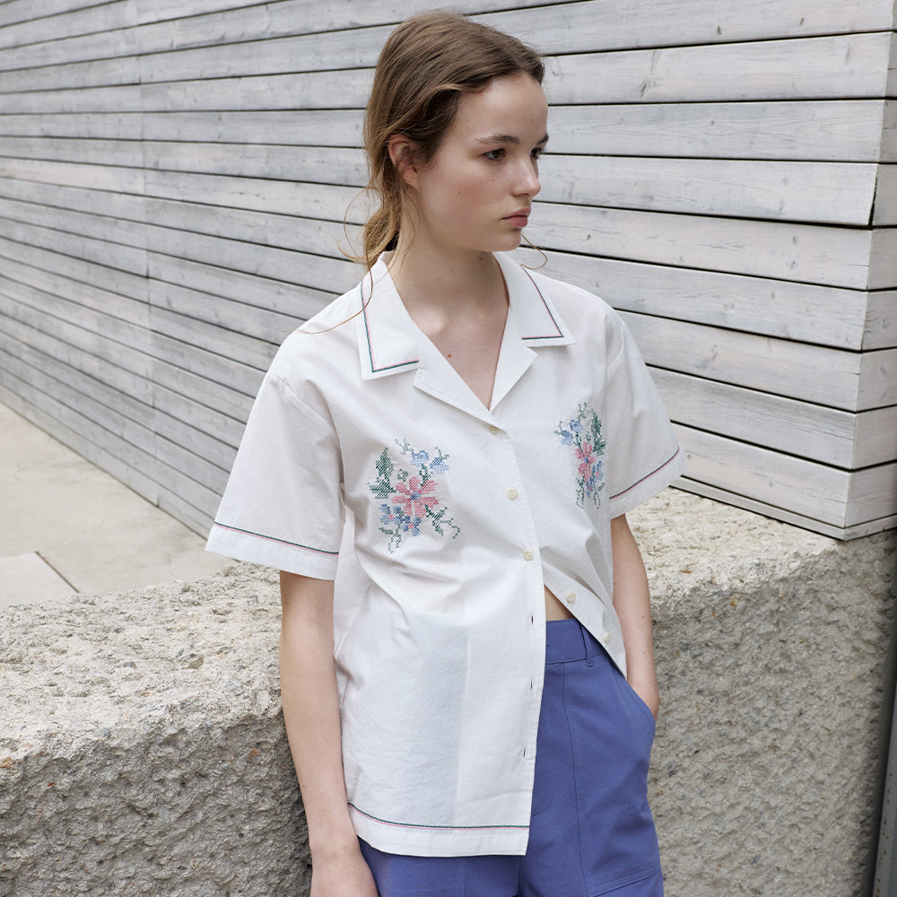 BRENDA BRENDEN SEOUL [Kyung-eun PICK] vanves shirts - white