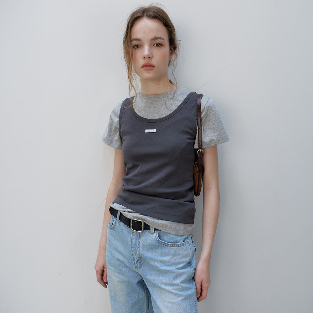 BRENDA BRENDEN SEOUL two-way sleeveless - navy