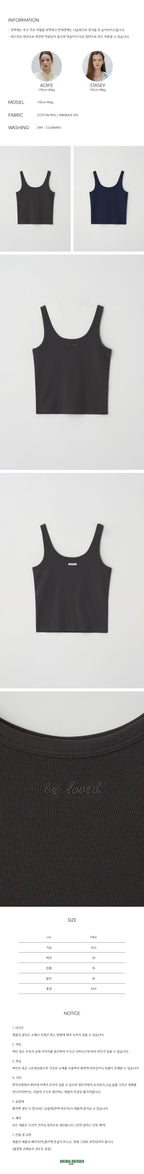 BRENDA BRENDEN SEOUL [Sequential delivery on 7/22] two-way sleeveless - charcoal