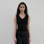ORE V-neck Sleeveless_Black