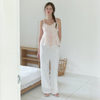 RE_L [2nd] Soop layered sleeveless blouse (powder pink)
