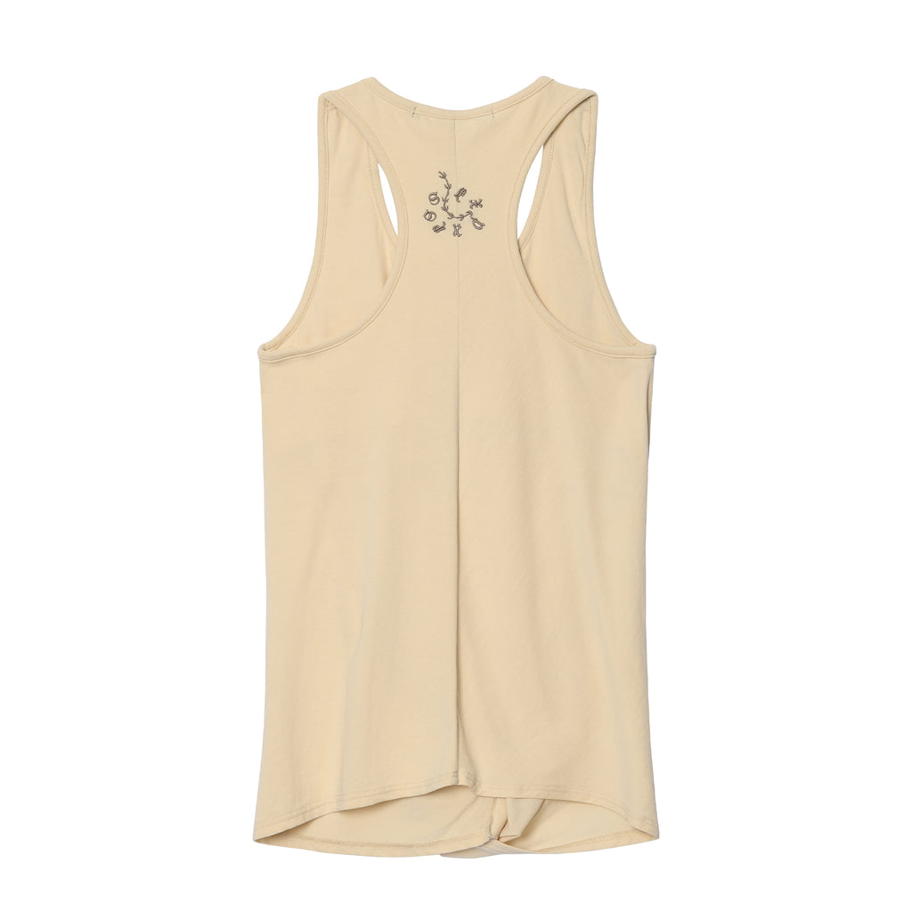 WELLBEING EXPRESS Draped Sleeveless Yellow