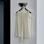 flowoom Drape Slit Blouse_4Color