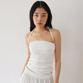 MMM Shirring Top_White