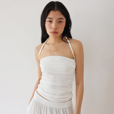 Shirring Top_White