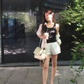 GENERAL IDEA [Yeoul PICK] WOMAN temperature cut U-neck knit sleeveless [BLACK] / GF2LKP537