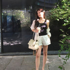 GENERAL IDEA [Yeoul PICK] WOMAN temperature cut U-neck knit sleeveless [BLACK] / GF2LKP537