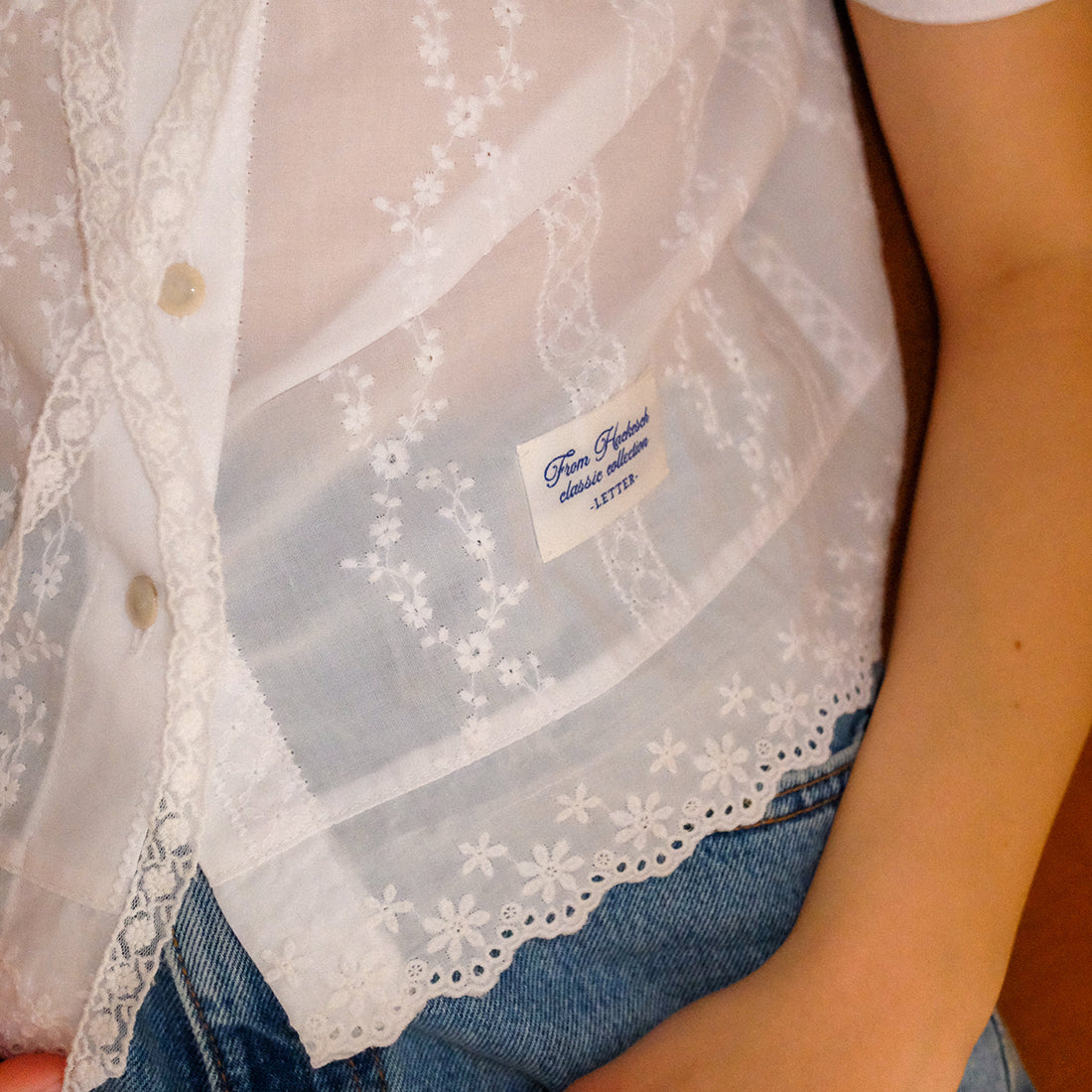 Hackesch Fontana Blouse_White