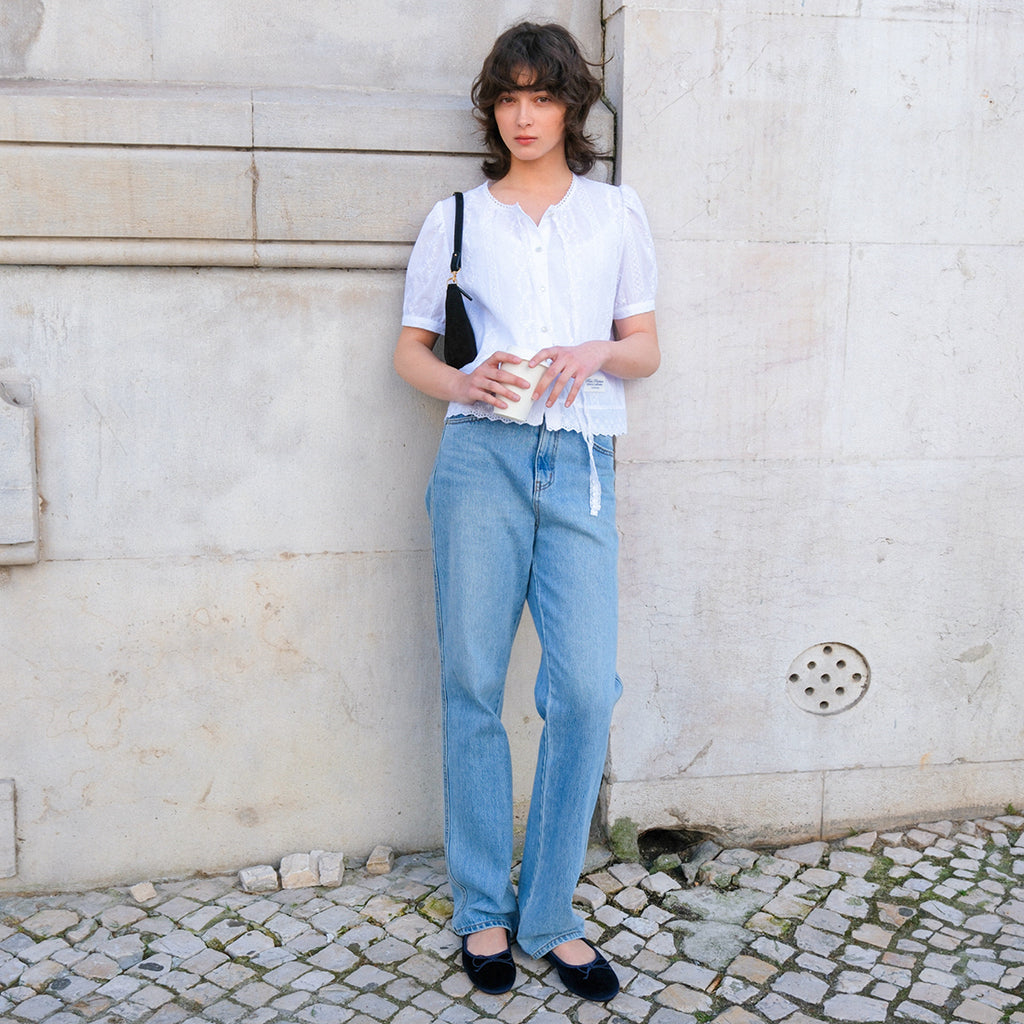 Hackesch Fontana Blouse_White