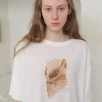 FUN FROM FUN Shell Sparkle Tee, White