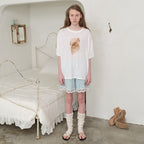 FUN FROM FUN Shell Sparkle Tee, White
