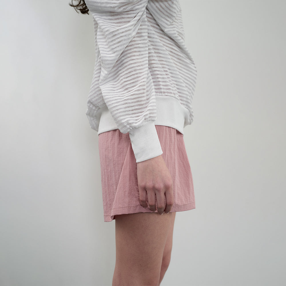 ORE Airy Hoodie Jumper_Stripe White