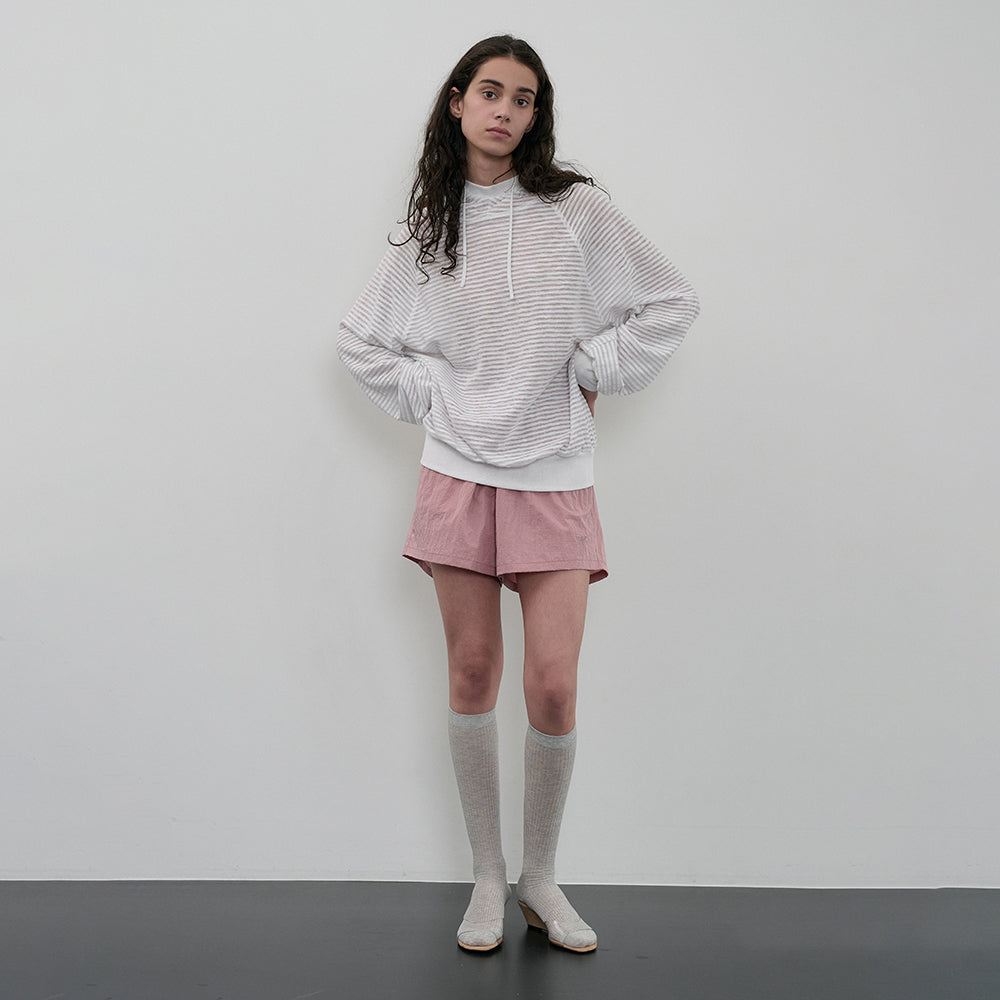 ORE Airy Hoodie Jumper_Stripe White