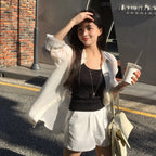 GENERAL IDEA [Yeoul PICK] WOMAN temperature cut U-neck knit sleeveless [BLACK] / GF2LKP537