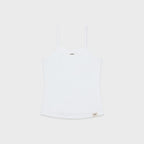 GLOWNY G FINE RIB CAMISOLE (WHITE)