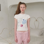 FUN FROM FUN Fruit Basket Tee, White