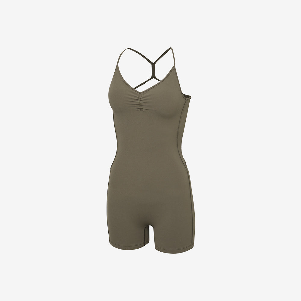 GRANDELINE GRANDELINE Slim Line Shirring Romper