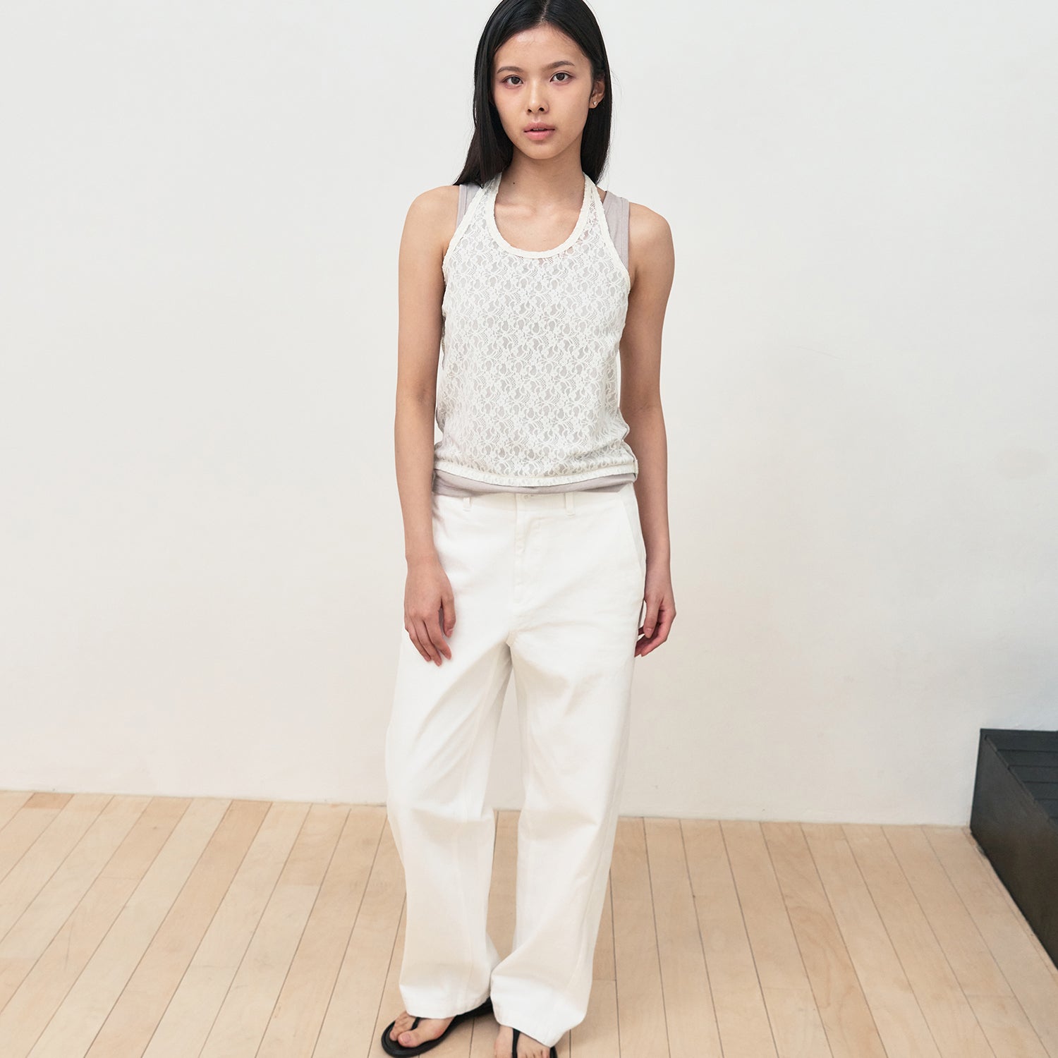 SIS A Transformation lace pico sleeveless [beige]