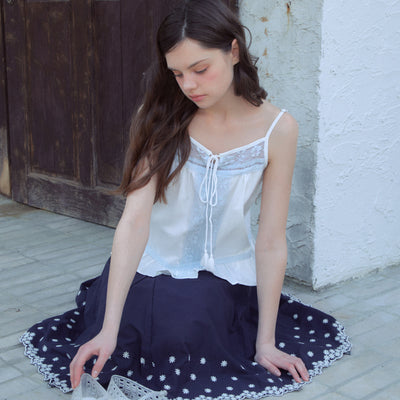 Boheme Lace Sleeveless Blouse_White(OB6BL06)