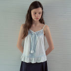 OURNOSTALGIA Boheme Lace Sleeveless Blouse_White(OB6BL06)