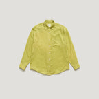 FARVEN MORNY DOUBLE-GAUZE COTTON SHIRT_LIME YELLOW